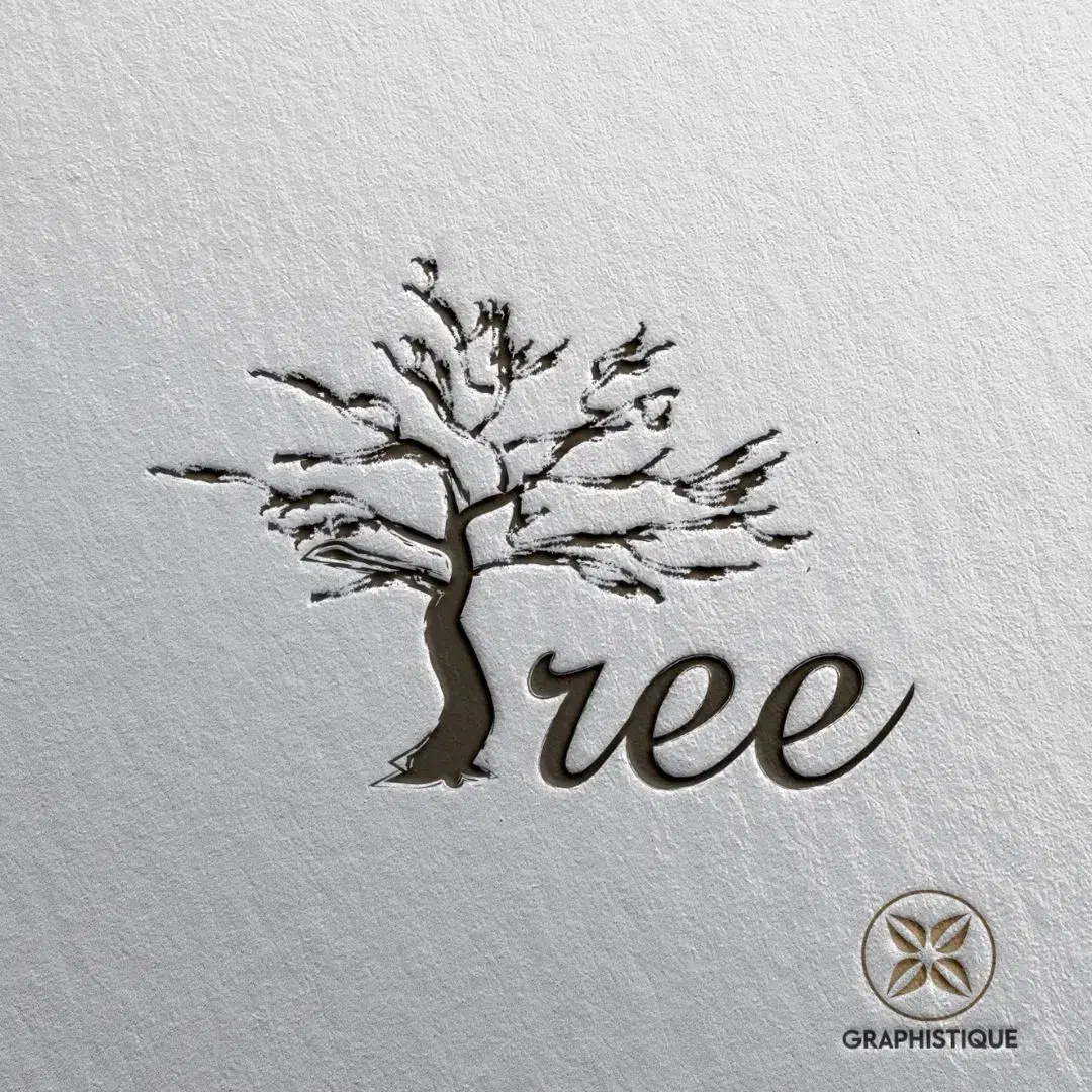 graphisme collection logo jeu d'image arbre tree ecolo
