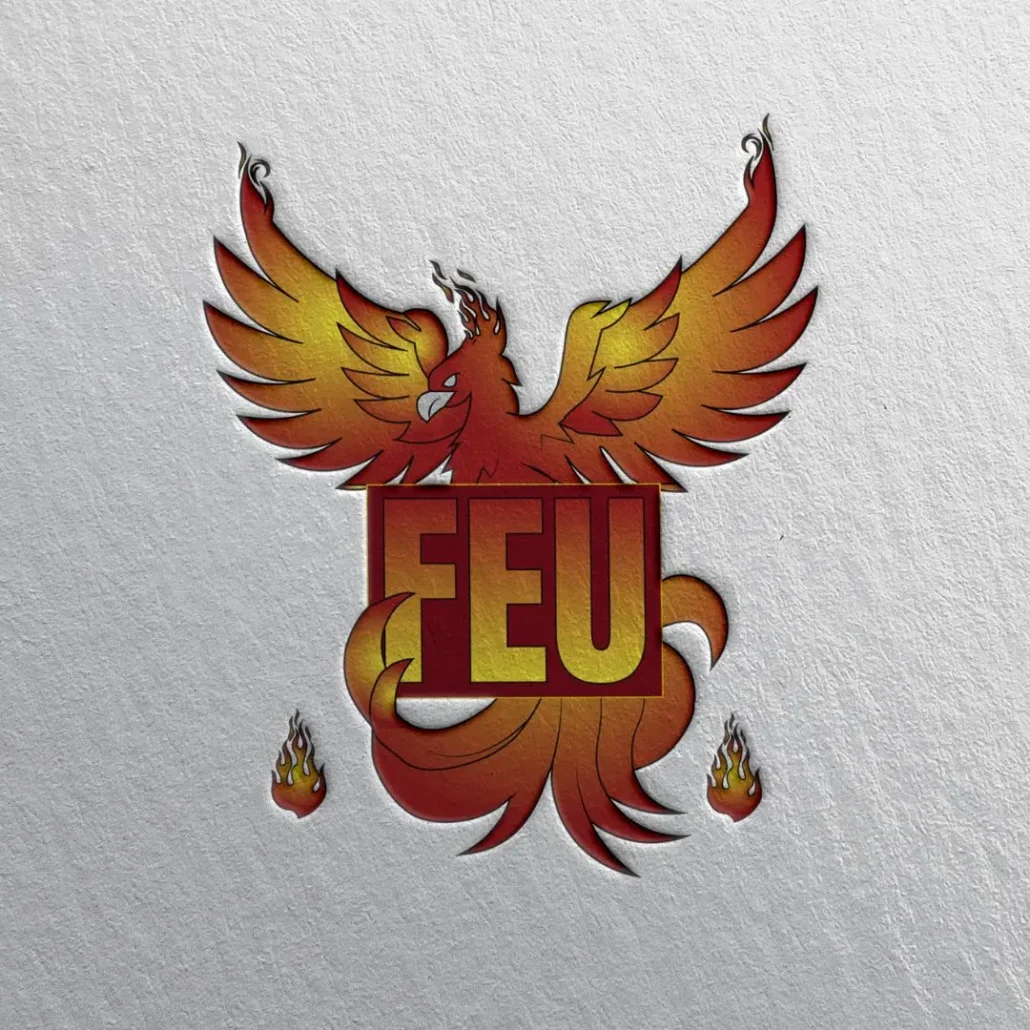 graphisme logo phoenix élément feu
