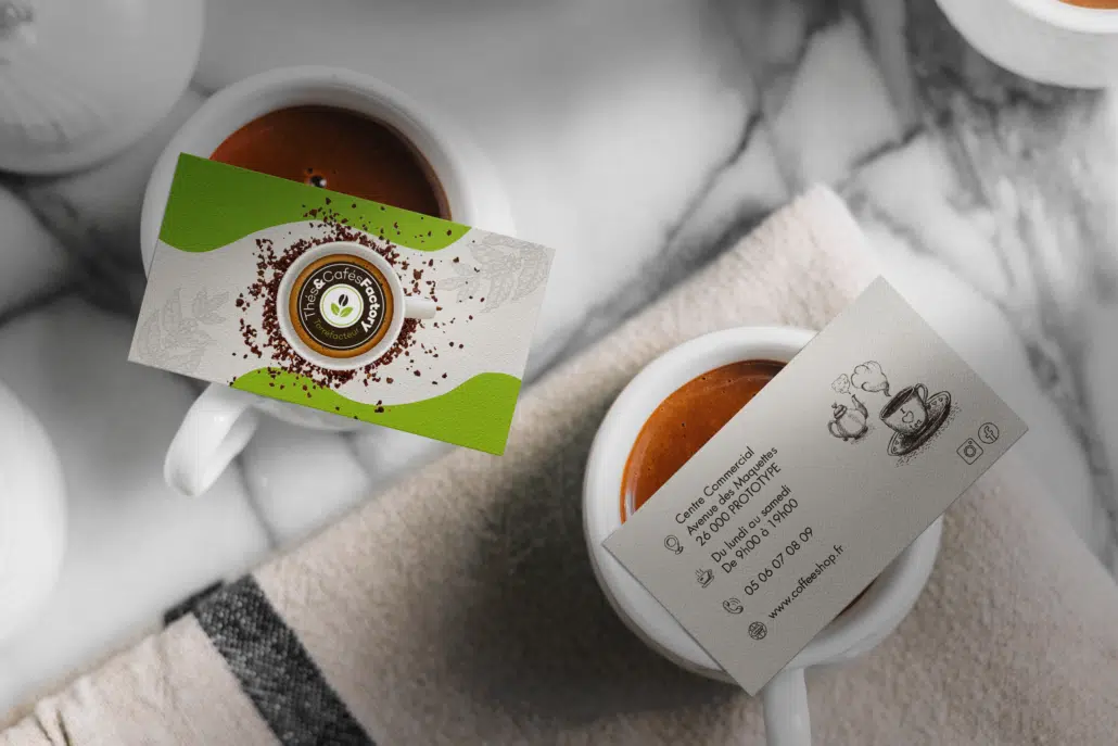 graphisme branding café thé