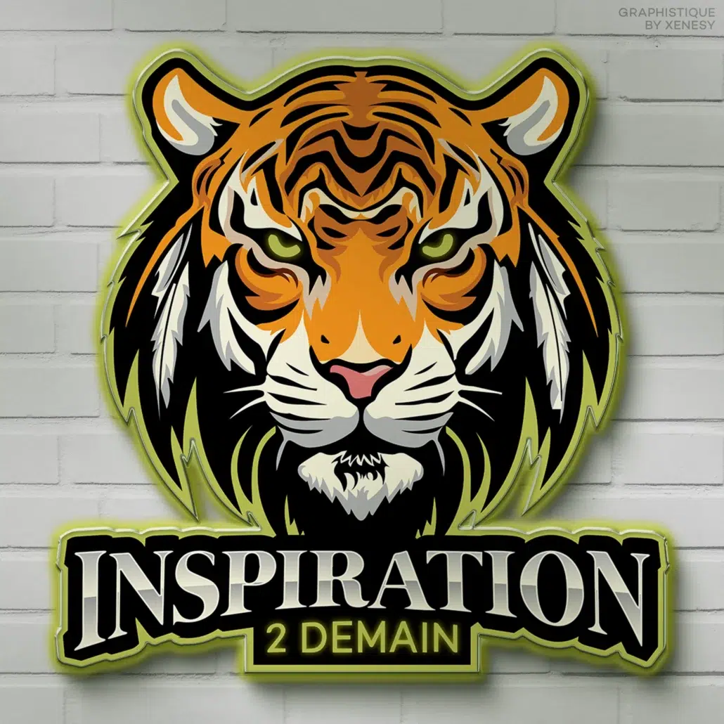 graphisme logo esport tiger inspiration2demain